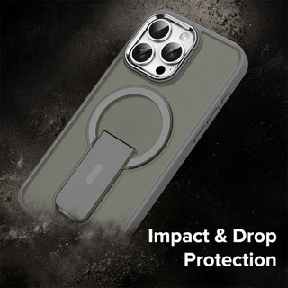Ốp Lưng Giá Đỡ Mờ Ốp lưng IPhone 17 Pro Max 11 12 13 14 15 16 Pro Max Plus 17Air Vỏ Acrylic Cứng Từ Tính Chống Sốc
