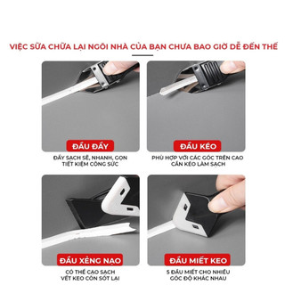 Dụng Cụ Miết Keo Silicon 3 Trong 1, Phù Hợp Cho Các Dải Cạnh Keo Có Chiều Rộng Khác Nhau, DIY Tại Nhà Dễ Dàng, Giá Rẻ