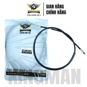 Dây phanh xe máy thương hiệu KINGMAN dày dặn, lõi cáp thép chịu lực cao cấp, KINGMAN
