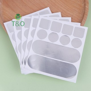[T & O-t] 5 Miếng Dán Nồi Inox Tự Dính Sửa Chữa Băng Miếng Dán Nồi Chống Thấm Nước Chịu Nhiệt Độ Cao Băng Lá Nhôm [Mới]