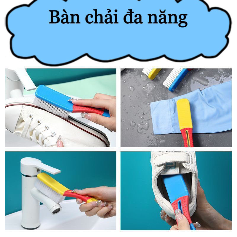 M7 Bàn Chải Lông Mềm Vệ Sinh,Làm Sạch Giày Dép,Quần áo,Ghế Da Ô tô Cán Dài Đa Năng Chống Mài Mòn MALAN
