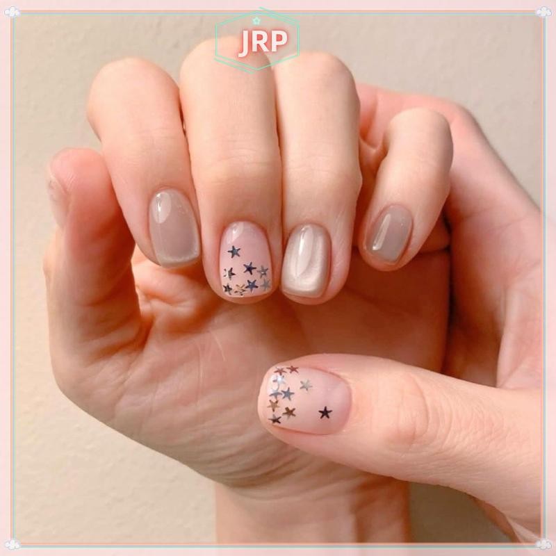 JRP 1mm Ngôi Sao Lấp Lánh Móng Tay Lấp Lánh Tình Yêu Trang Trí Móng Tay Móng Tay Thiết Kế Salon Phụ Kiện Dễ Thương DIY Nail Art Design JRP