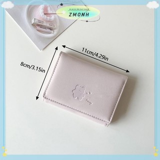 ZMONH Nữ Ví Gấu Dễ Thương Ba Đa Năng Ví Ngắn Gấp Đựng Thẻ Ví Đựng Tiền Xu Nữ Túi Đựng Thẻ Kẹp Túi Hoạt Hình