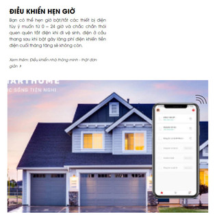 Công tắc thông minh điều khiển từ xa qua wifi công tắc rạng đông điều khiển qua wifi