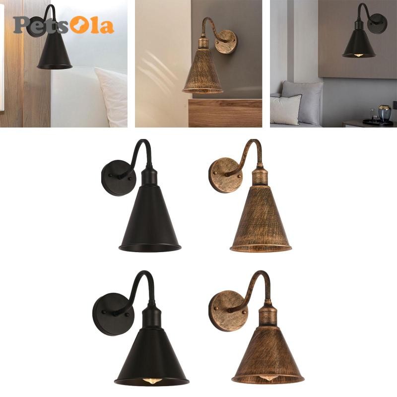 Đèn treo tường để sử dụng ngoài trời, đèn đầu giường bằng sắt cho gia đình và phòng tắm