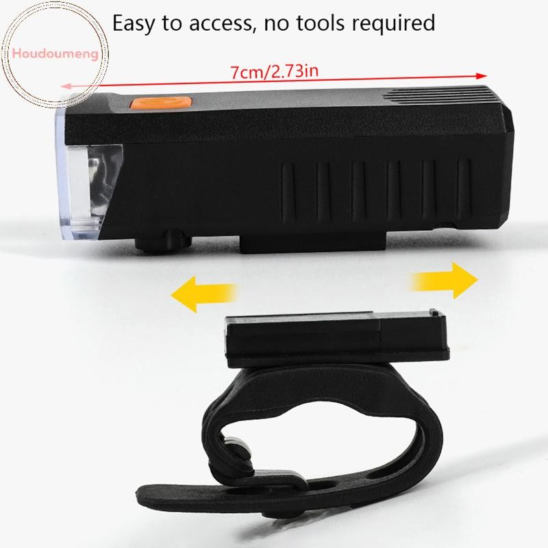 Hodou Đèn Sáng LED Phía Trước USB Sạc Đèn Núi Xe Đạp Đèn Pha Đèn Pin Đi Xe Đạp Xe Tay Ga VN