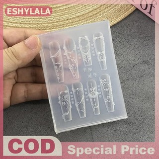 [Bea-t] Ruy Băng Nơ Giày Ba Lê 3D Silicon Móng Tay Nghệ Thuật Khuôn DIY Trang Trí Móng Tay Nghệ Thuật Trong Suốt Khắc Mẫu Dụng Cụ Thiết Kế Làm Móng Tay [[Mới]