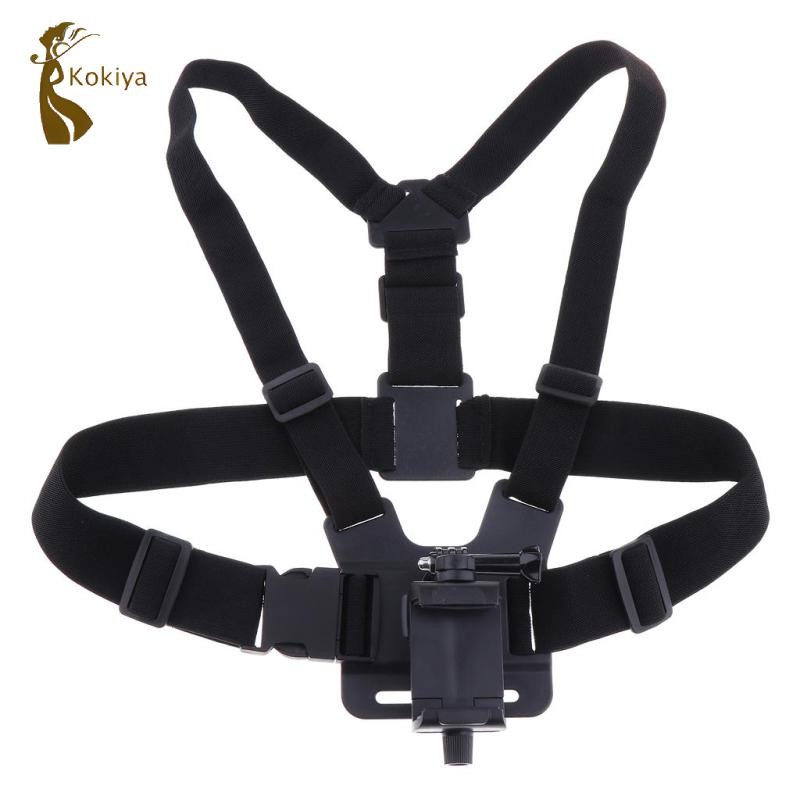 Giá đỡ dây đeo gắn dây đeo có thể điều chỉnh thân ngực có kẹp ABS cho điện thoại thông minh E