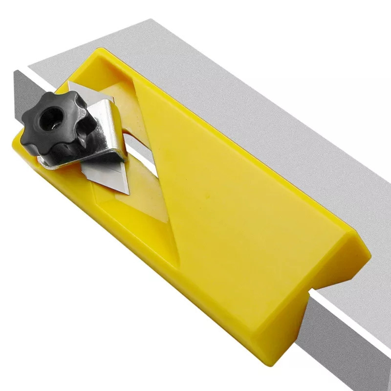 Dụng cụ bào gọt cạnh thạch cao/gỗ mềm, dùng lưỡi dao trổ khỏe, gọt góc