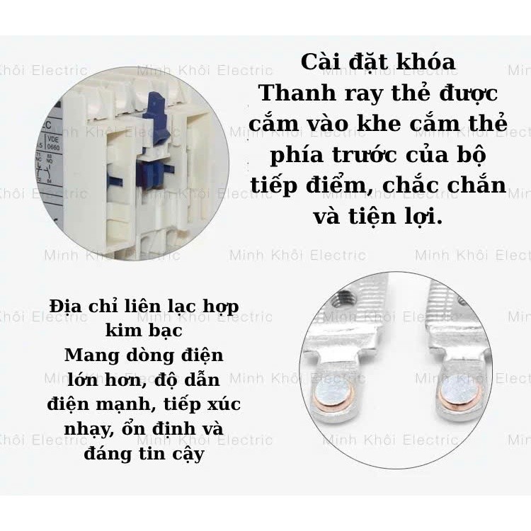 Tiếp điểm phụ Schneider LADN11, LADN22,phụ kiện contactor,module tiếp điểm schneider, ladn schneider, tiếp điểm phụ 1no1