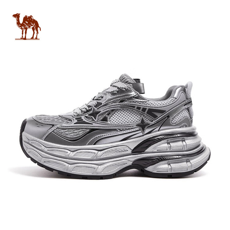 CAMEL CROWN Giày thể thao tăng chiều cao chống trượt thời trang dành cho nữ