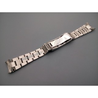 Dành cho dây đeo Rolex 21mm deepsea thép không gỉ rắn dây đeo đồng hồ cong có thể điều chỉnh khóa móc 44mm dây đeo