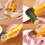 Cắt Thép Không Gỉ Cắt Lát Chia Trái Cây Trái Cây Dao Salad Chuối Thiết Bị Cắt Lát Chuối Ham Xúc Xích Tiện Dụng Dụng Cụ Lát KH83