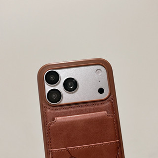 Túi Đựng Thẻ Giá Đỡ retro Da Kinh Doanh Ốp Lưng Điện Thoại iPhone 17 16 15 14 13 Pro Max Chống Sốc