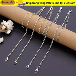 Dây đeo đồ lót ESSENCEH, Dây đeo áo ngực chống trượt bằng kim loại, Dây đeo vai có thể điều chỉnh bằng kim loại