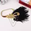 HNKMP 1920s Flapper Đầm Phụ Kiện Retro Đảng Đạo Cụ Lông Vũ Cho Đám Cưới Cô Gái Kim Cương Giả sels Mũ Đội Đầu.