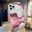 Ốp Lưng Cho Realme C65 C63 C55 C53 C51 C35 C30 C21Y C25 C25S C20 C15 C12 C11 5 5S 5i 6i Note 50 Narzo 20 30A Kem Vồng Cong Edge Motif Pink Cloud NYK437