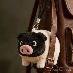 Đuổi Ngọc Heo Con Jingtang Pig Dễ Thương Thú Cưng Hai Đầu Bàn Lợn Với Heo Con Túi Búp Bê Mặt Dây Chuyền Nhỏ