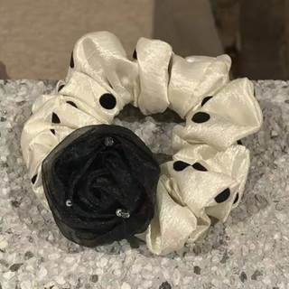 Hululu / Chấm Bi Pháp ~ Satin Sang Trọng Buộc Tóc Phụ Kiện Tóc Mũ Đội Đầu Thời Trang Cao Cấp Băng Đô