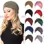 JUIC Đầu Quấn Mềm Mại Co Giãn Tóc Turban Phụ Kiện Tóc Ung Thư Chemo Beanies