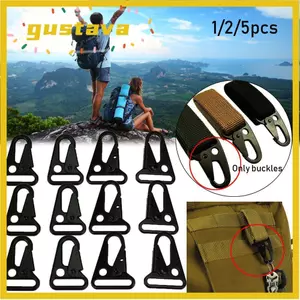 GUSTAVA 1 / 2 / 5 Chiếc Chai Treo Móc Olecranon Phụ Kiện Ngoài Trời Cắm Trại Đi Bộ Đường Dài Đai Kẹp