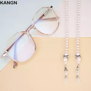 KANGN Kính Mát Dây Đeo, Dụng Cụ Kính Mắt Giả Đọc Sách Dây Xích, Di Động 6 Màu 75cm Đính Hạt Dây Đeo Kính Nam Nữ