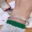E-WOITD Bạc Màu Hạt Đồng Xu Lắc Tay Cho Nữ Cô Gái Quà Tặng Luy Phong Phú Thời Trang Vòng Tay Dự Tiệc Cưới Phụ Kiện Trang Sức E-WOITD