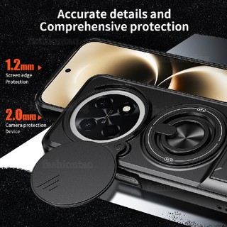 Dành Cho Vỏ Nova15Max Cho Huawei Nova 15 Max Ultra Pro 1 5 Nova15 Max Nova15Ultra Nova15Pro Từ Tính Có Giá Đỡ Vỏ Điện Thoại Đẩy Ống Kính Máy Ảnh Chống Sốc Ốp Lưng Bảo Vệ