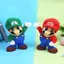 Cổ Tương Thích Cao Super Mario Thu Nhỏ Hạt Nhỏ Lắp Ráp Khối Xây Dựng Trẻ Em Giáo Dục Độ Khó Cao Đồ Chơi Mario