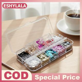[Bea-t] 12 Lưới Mini Nail Art Sequins Bộ Lấp Lánh Hoa Nối Tròn Cho Tiệm Làm Móng Tay Và Thiết Kế DIY Sáng Tạo [[Mới]