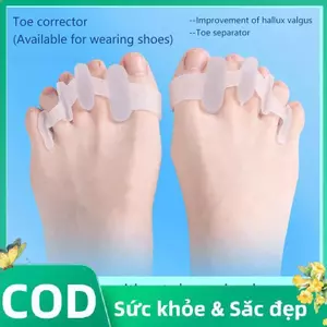 Trong KHO 1 cặp ngón chân tách phù hợp bunion Corrector Chất liệu mềm Gel ép miếng đệm COD