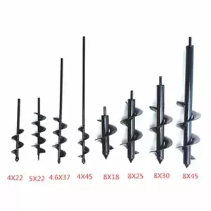 Vườn Trồng Hoa Và Cây Đào Lỗ Mũi Khoan Xoắn Ốc Thanh Rời Đất Hợp Kim Đất Ddrill Bit Thanh Ngắn