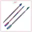 JRP 1 Máy Tính Hai Đầu Thép Không Gỉ Cuticle Pusher Móng Tay Làm Móng Tay Tẩy Móng Tay Sti Dụng Cụ Cho Móng Tay Nghệ Thuật JRP