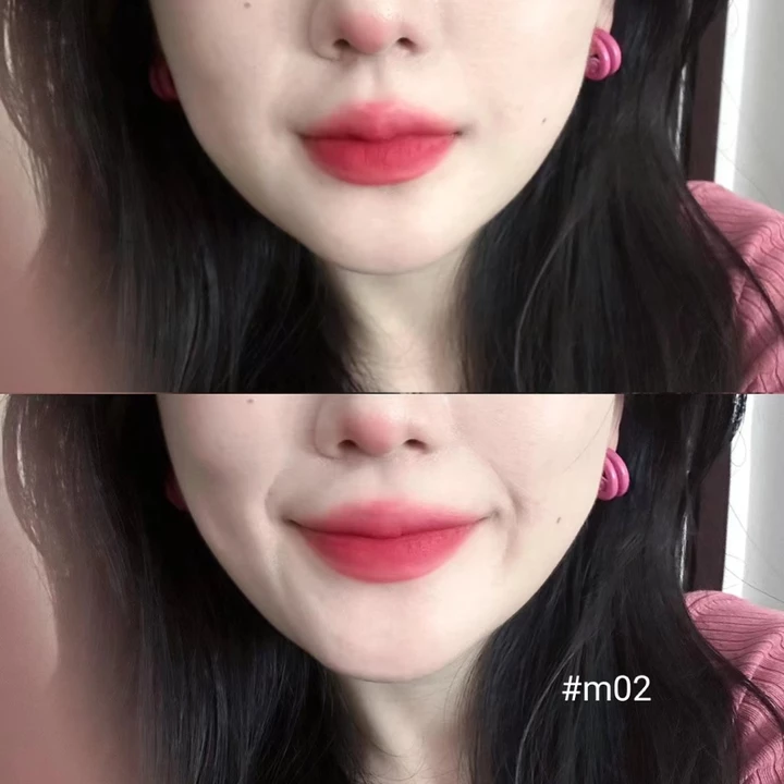 Lớp phủ da trắng phát sáng trực tiếp!Akf Lip Puree m02 m16 Trà Ngọt Đào Trắng Hàn Quốc Raspberry Đỏ Hồng Son Môi Lip Glaze