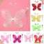 CHEESELY 3 Cái / bộ Bướm Lấp Lánh DIY Đạo Cụ Dự Tiệc Bé Gái Trẻ Em Cổ Tích Cánh