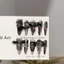 Handmade Nail Feel Màu Đậm Tím Làm Móng Tay Mảnh Phong Cách Gothic Halloween Công Nghiệp Nặng Miếng Dán Móng Tay Giả N1QC