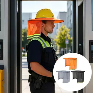 Tấm che nắng mũ cứng Full vành Bảo vệ tia cực tím Xây dựng thoáng khí Tấm che nắng cho công việc đường bộ mueadsyvn