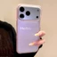 Ốp Điện Thoại Mờ Hello Đơn Giản Cho iPhone 17 Pro Max 16 15 Pro Max Vỏ Bảo Vệ Chống Sốc