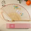 Thêu Gấp Quạt Tô Châu Thêu Quạt Retro Quạt Dễ Thương Bướm Hanfu Sườn Xám Sàn Diễn Hình Quạt Gấp