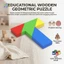 Trò chơi trêu ghẹo trí não bằng gỗ T Puzzle dành cho trẻ em Người lớn Đồ chơi giáo dục