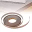 Belleshopp CHICIRIS Dải dán Veneer gỗ óc chó màu đen CHICIRIS Sắt dán sẵn linh hoạt trên cuộn viền có keo nóng chảy tự dính cho kệ nội thất tủ Ván ép MDF 1,9cm rộng 15m L