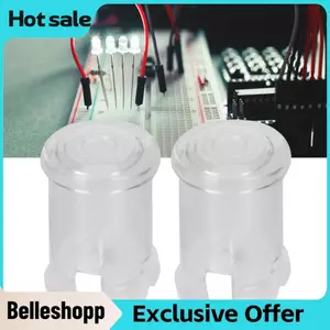 Belleshopp Belleshopp Giá đỡ đèn led trong suốt 5Mm Diode Nylon 100 Cái Vỏ bảo vệ đèn trong suốt phát sáng