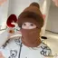 Mũ nhung sang trọng CHEESELY Áo ấm cổ ngoài trời chống gió cho nữ