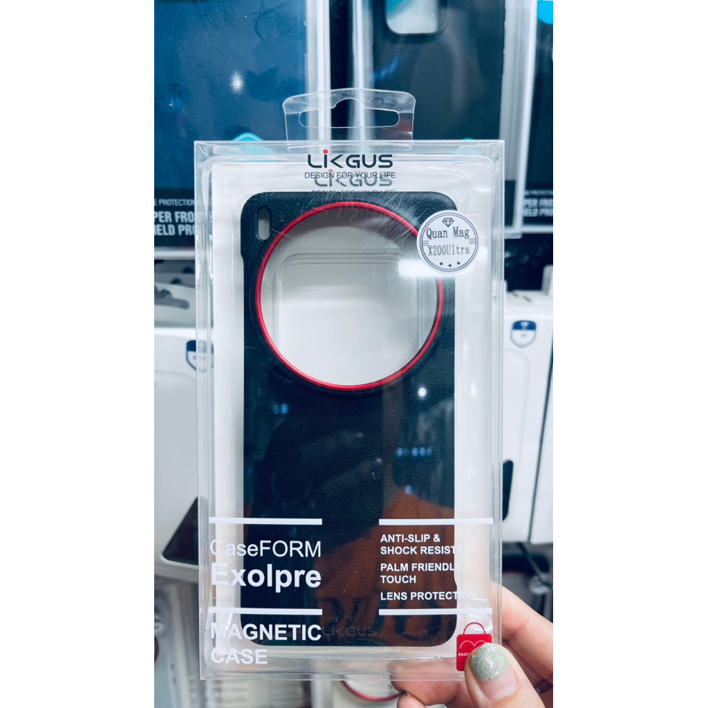[Chính Hãng] Ốp Lưng Likgus Lưng Nhám Sần Từ Tính MagSafe Xiaomi X200 Pro / X200 Ultra