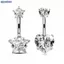 Bluelover Bụng Nút Nhẫn Thép Không Gỉ Thiết Kế Trái Tim Gợi Cảm Rốn Xuyên Cơ Thể Trang Sức Quà Tặng Cho Bạn Gái Lễ Hội Sử Dụng Mới