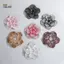 PlumHOUSE 1 Ba Chiều Camellia Kim Cương Giả Hoa Miếng Dán Thủ Công DIY May Đồ Dùng Tôn Tạo Hoa Thổ Cẩm Vải Lấp Lánh VN