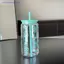 Bình Nước Kawaii Tumbler Thẩm Mỹ Cho Đá Cà Phê Nước ép Trà Nơ Dễ Thương Cốc Nhựa Có Nắp Ống Hút Chai Uống Di Động MỚI