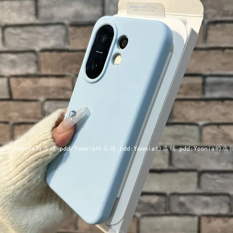 Dành Cho VIVO X200 FE Ốp Lưng Silicon Lỏng Thân Thiện Với Da Mới Chống Bụi Bẩn Và Chống Rơi Cho VIVO S30 Pro Mini Funda