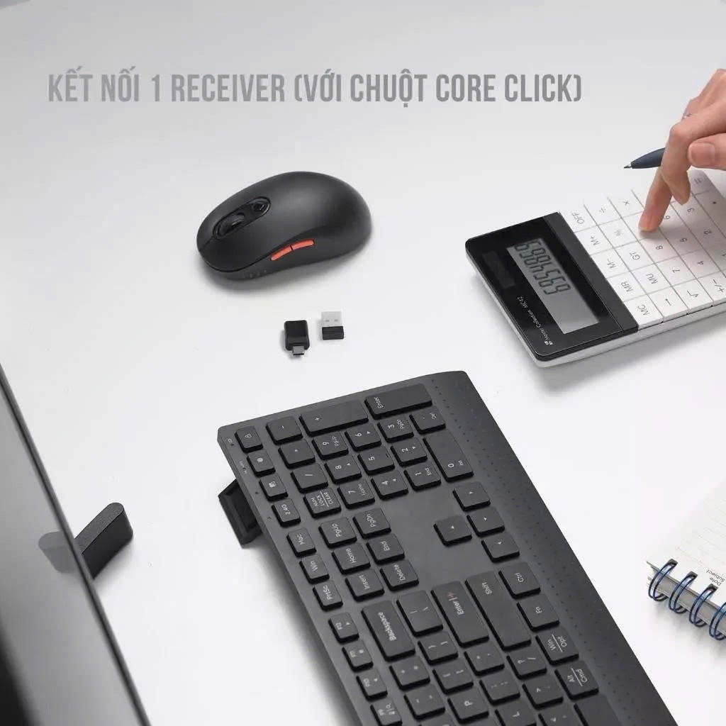 [MỚI] Bàn phím không dây HyperWork SilentKey HPW-KB.CT 01-BLK - Bảo Hành 12 Tháng