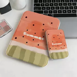 Gương gấp mini họa tiết dưa hấu summer mùa hè gương trang điểm tươi mát